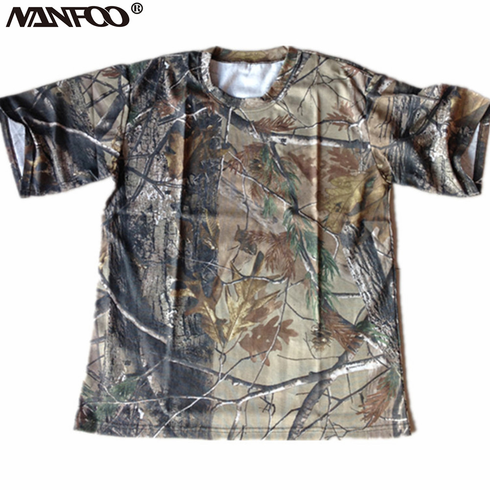 Outdoor Hunting T Shirts - الرجال الصيف قصيرة الأكمام تي شيرت
