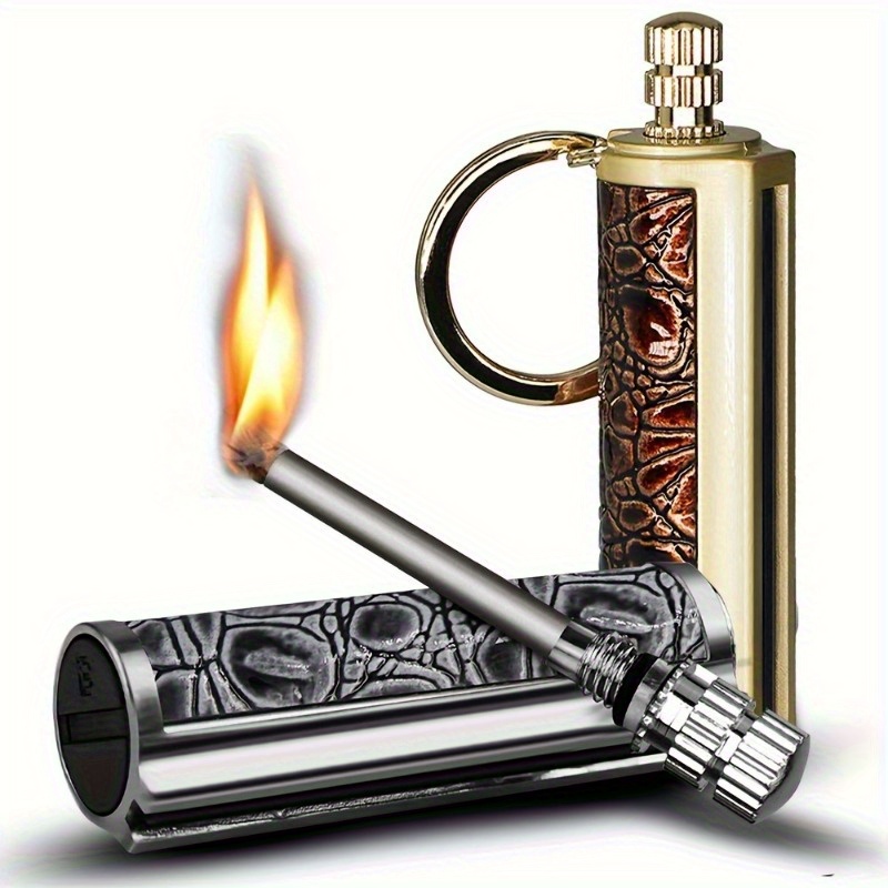 Fire Starter Waterproof - ولاعة كلاسيكية دائمة 10000 لفة، ولاعة