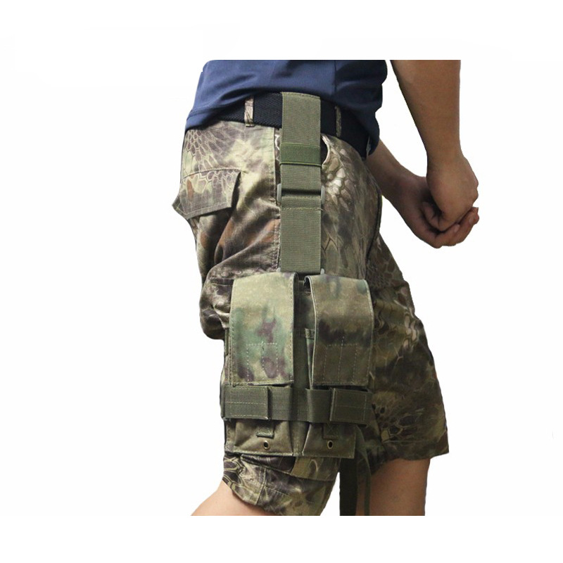 Outdoor Hunting Magazines - حقيبة ساق تكتيكية لحمل مخازن 5.56/7.62،