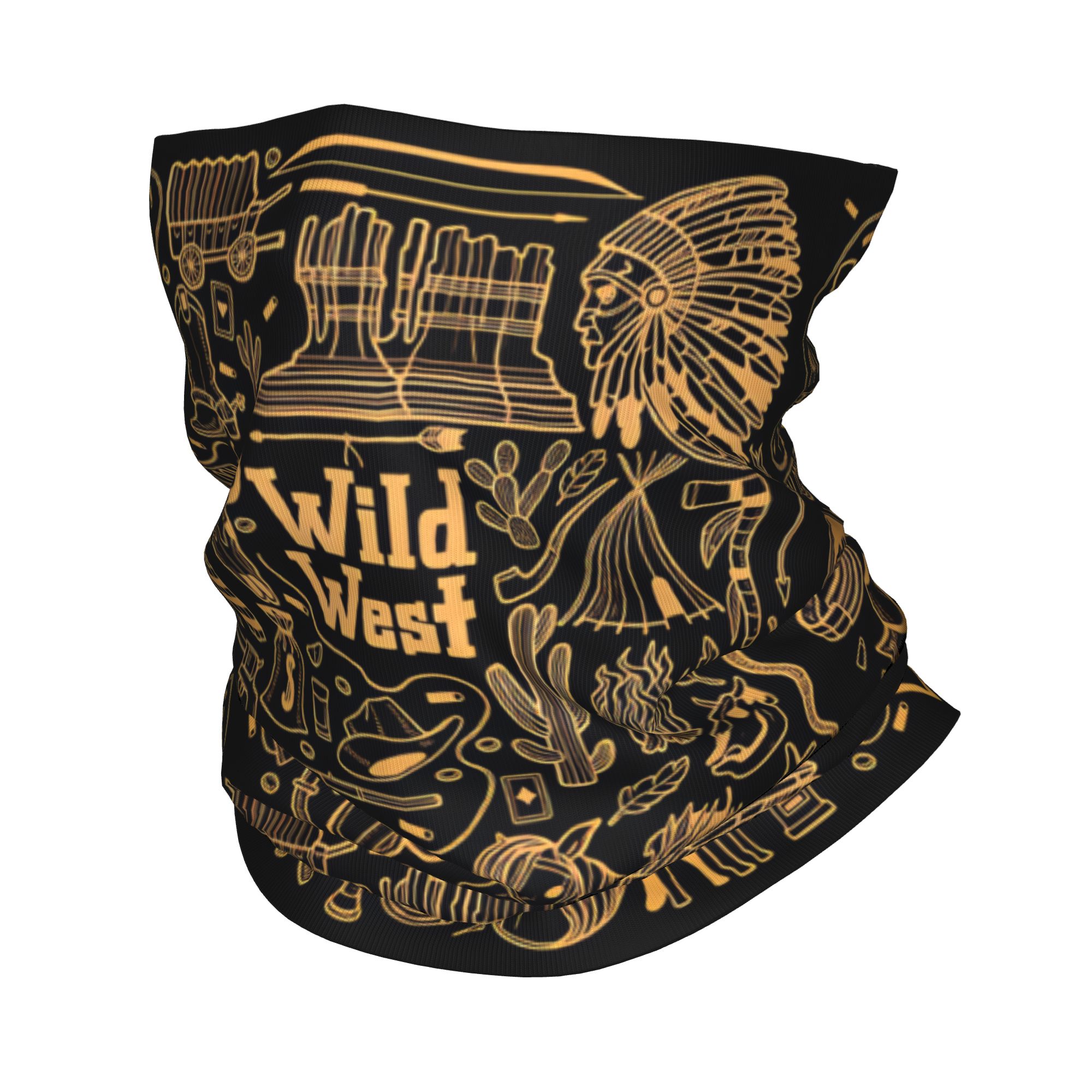 Wildman Hunting & Outdoor Nelspruit - قناع رياضي خارجي للدراجات بتصميم غرب
