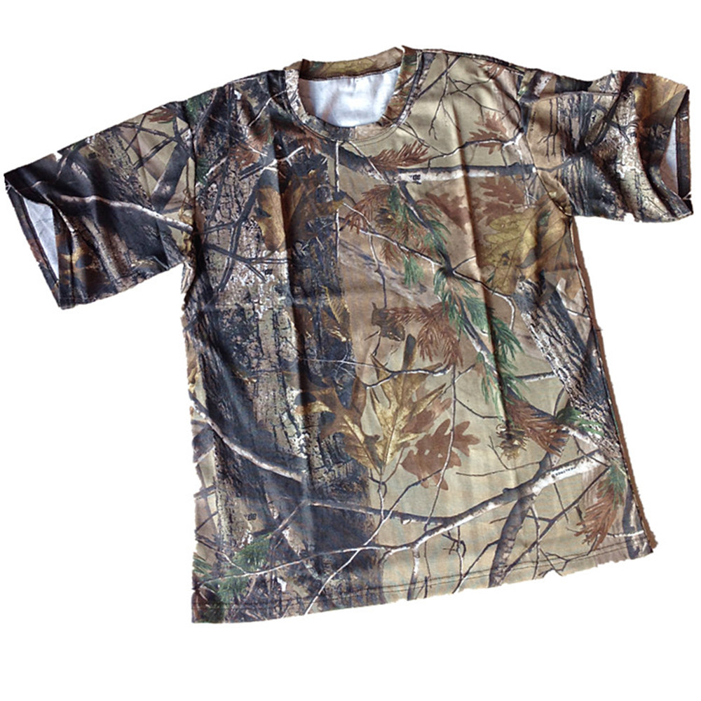 الرجال الصيف قصيرة الأكمام تي  - مراجعة Outdoor Hunting T Shirts وسعره