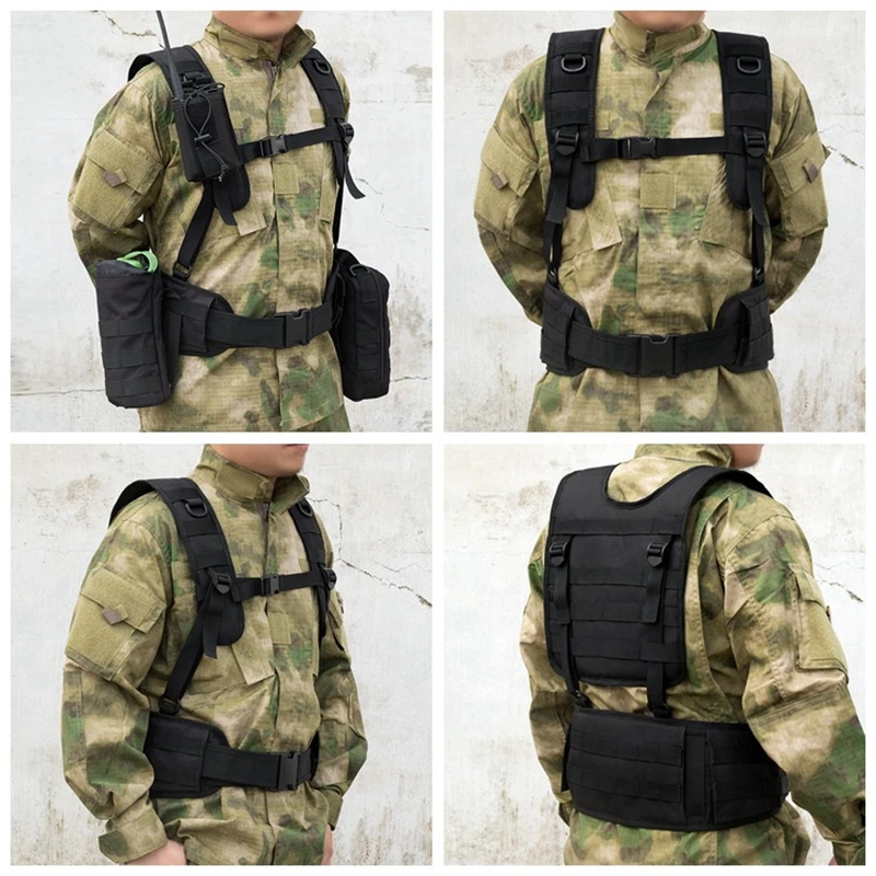 سترة تكتيكية قابلة للفصل بنظام - مراجعة Outdoor Hunting Belt وسعره