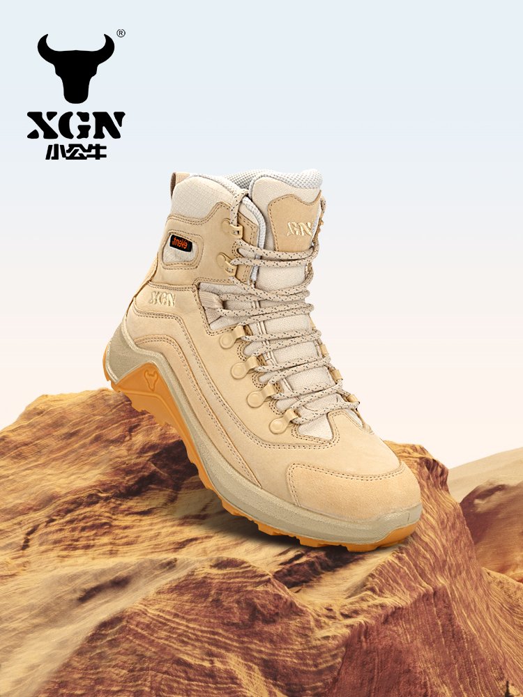 XGN جلد البقر أحذية المشي لمسا - مراجعة Outdoor Hunting Events وسعره