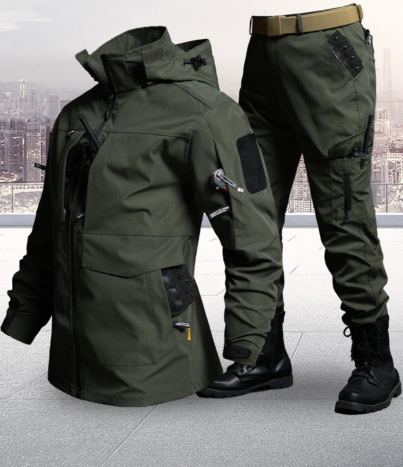 بدلة تكتيكية رجالية للربيع وال - مراجعة Outdoor Hunting Overalls وسعره