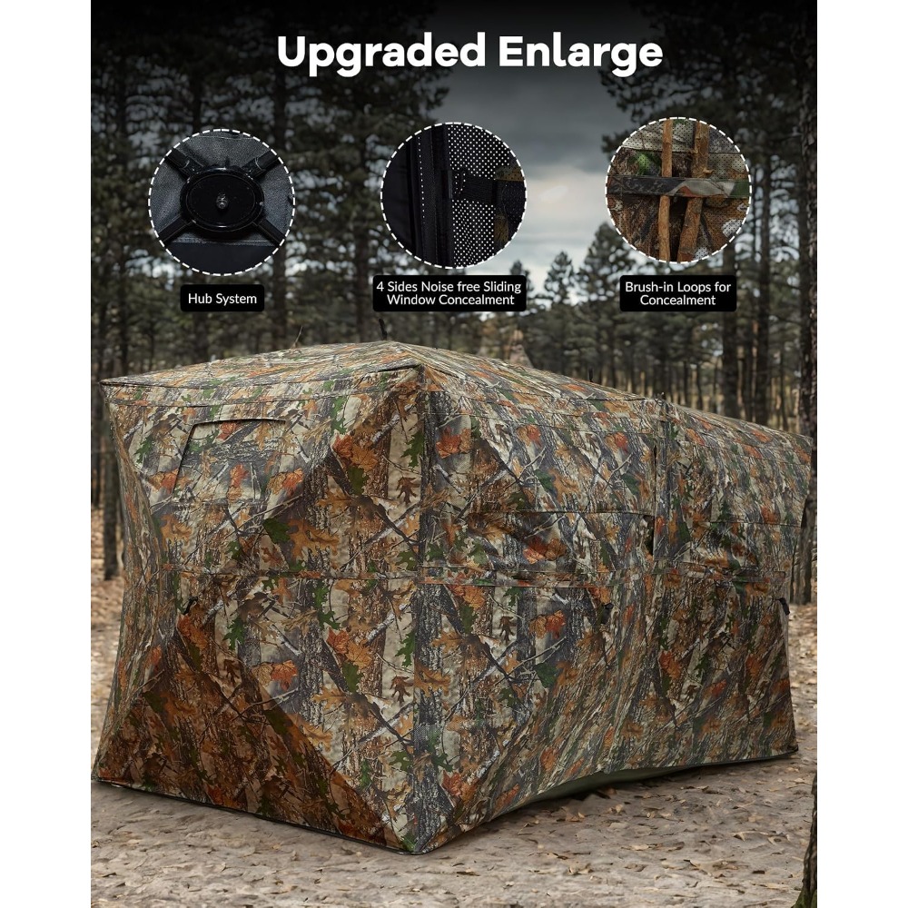 خيمة صيد قابلة للطي بزاوية رؤي - مراجعة Hunting & Outdoor Supplies Photos وسعره