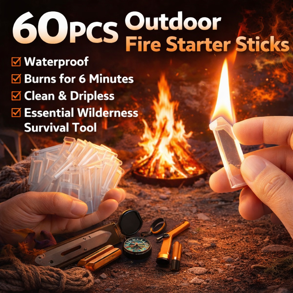 أعواد إشعال النار 60 قطعة، شفا - مراجعة Fire Starter Waterproof وسعره
