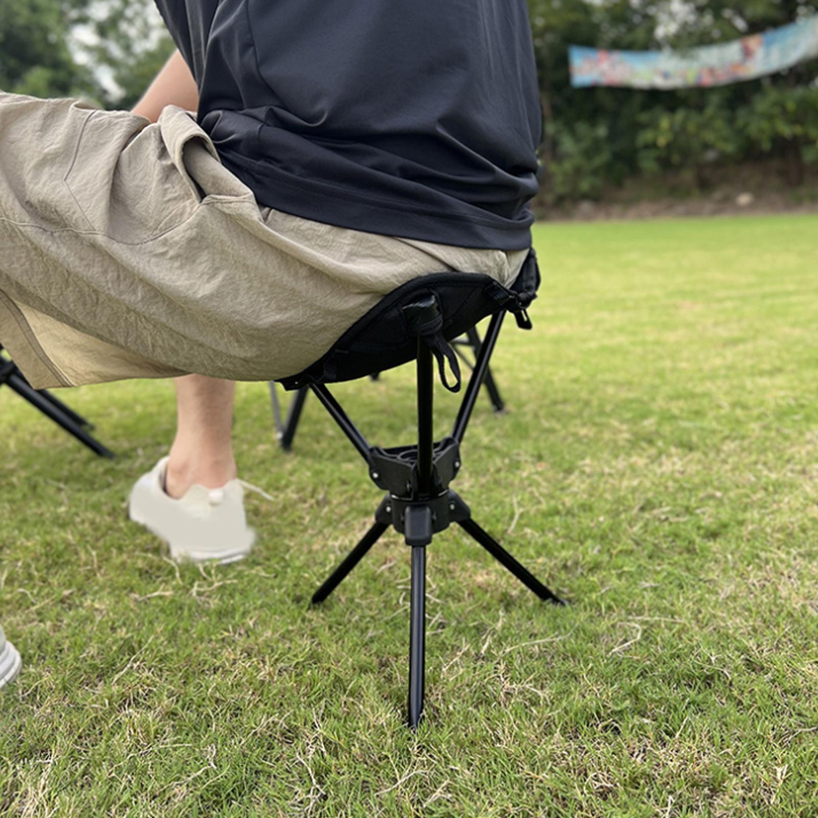 كرسي تخييم دوار قابل للطي، مقع - مراجعة Hunting And Fishing Outdoor Chairs وسعره
