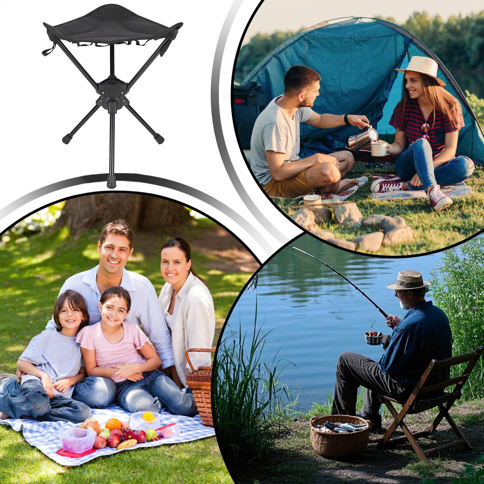كرسي تخييم دوار قابل للطي، مقع - مراجعة Hunting And Fishing Outdoor Chairs وسعره