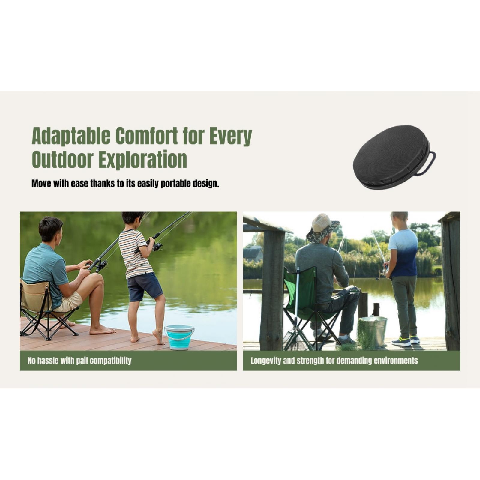 كرسي قابل للطي مع غطاء مقاوم ل - مراجعة Hunting And Fishing Outdoor Chairs وسعره
