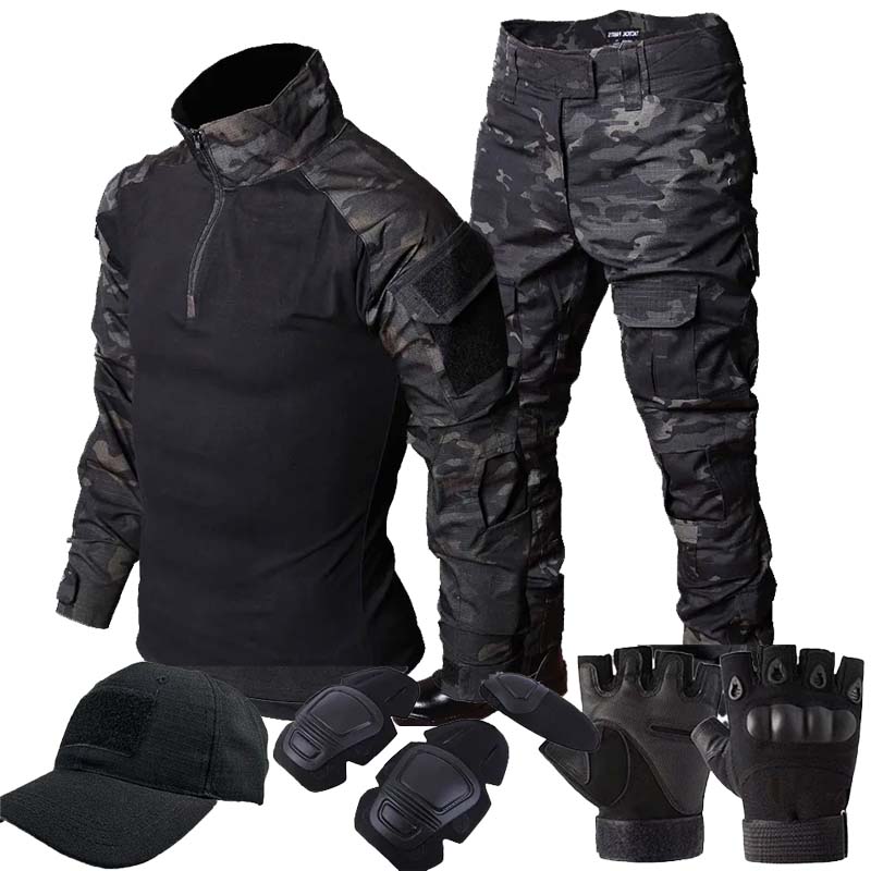 RU كامو التكتيكية موحدة في اله - مراجعة Outdoor Hunting T Shirts وسعره