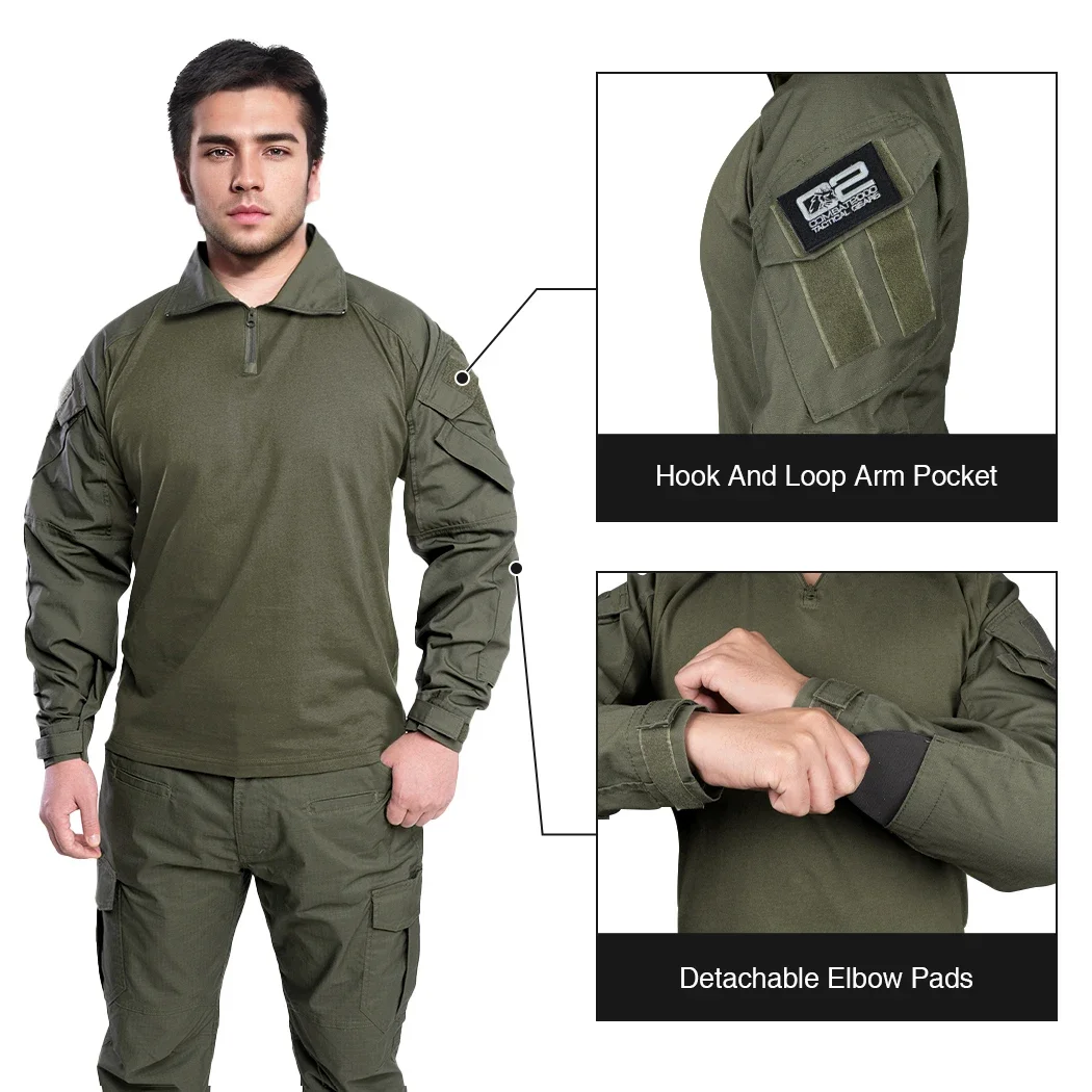 القمصان التكتيكية G3 القتالية  - مراجعة Outdoor Hunting T Shirts وسعره